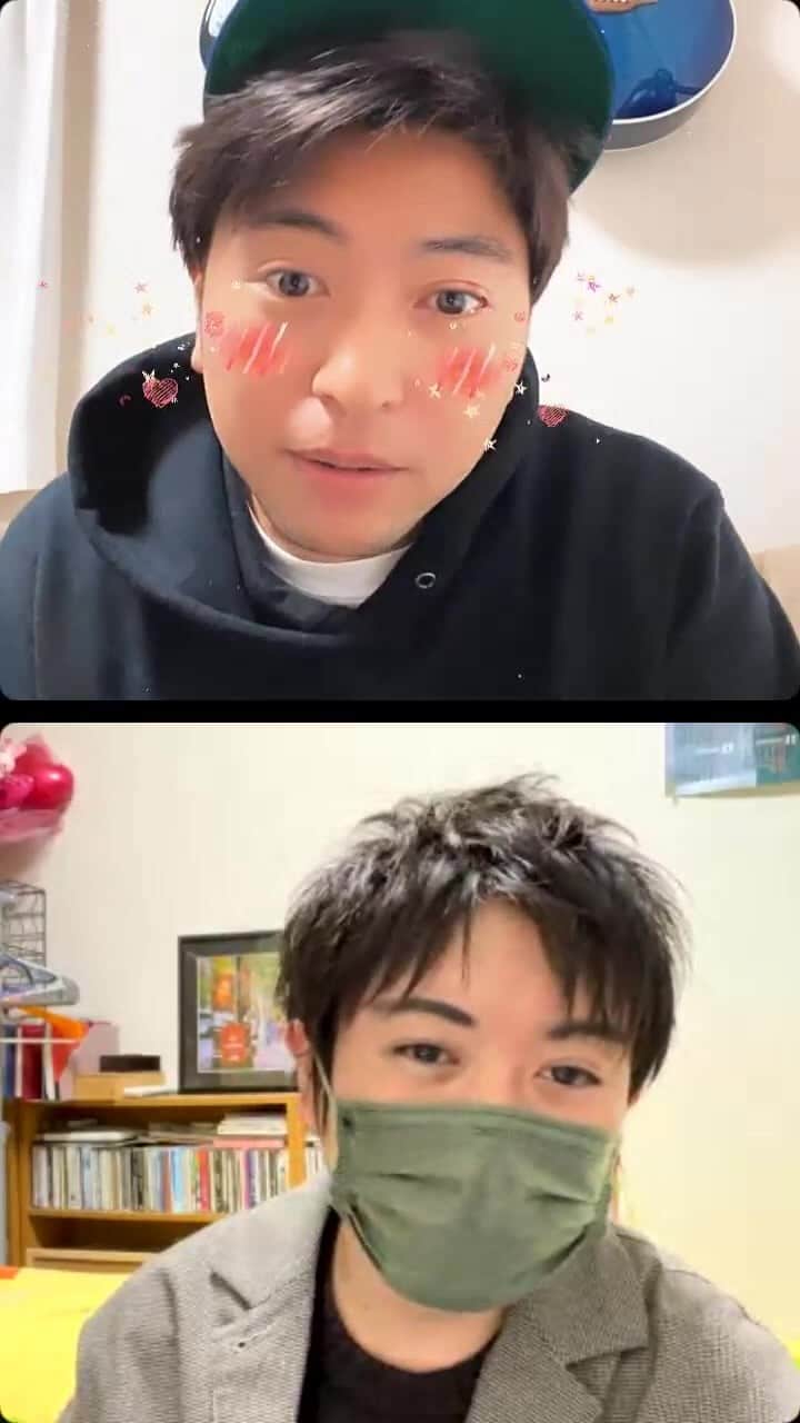 吉野晃一のインスタグラム：「リリィさんとの配信」