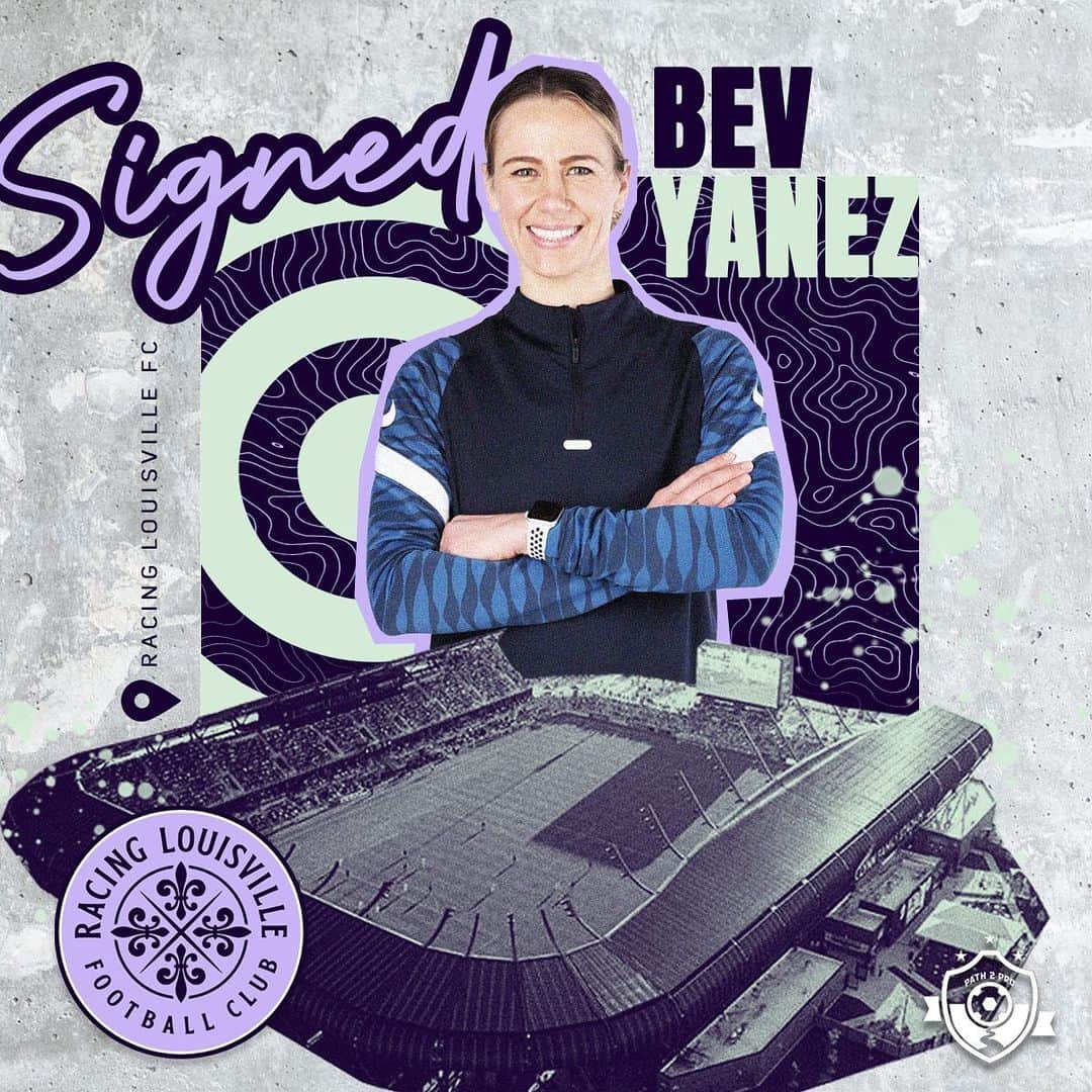 ベヴァリー・ゴーベル・ヤネズのインスタグラム：「Huge congratulations are in order for @bevyanez on her new role as an assistant coach with @racinglouisvillefc. Bev joins the Racing coaching staff after spending the previous two seasons as an assistant coach with Gotham FC. A truly incredible person and wonderful leader, Bev has followed up her stellar 10-year professional playing career and quickly established herself as one of the best and brightest coaches in @nwsl. Bev has also worked with @ussoccer, most recently as assistant coach with the U15 National Team. Thrilled for you Bev!  Can’t wait to see you thrive in Louisville this season! #Path2Pro // #Path2ProSoccer」