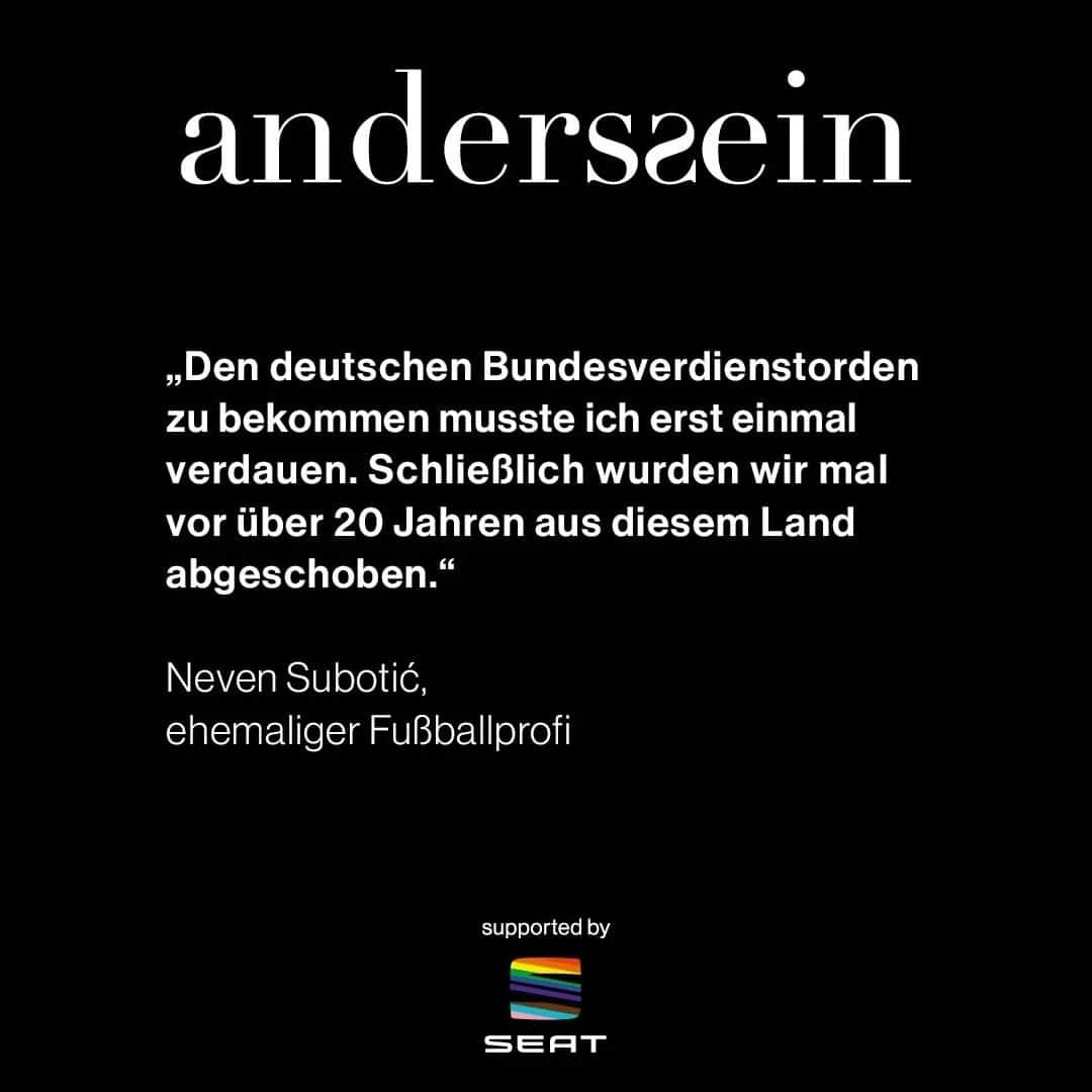 ネヴェン・スボティッチさんのインスタグラム写真 - (ネヴェン・スボティッチInstagram)「Seine Familie floh mit ihm vor dem Jugoslawienkrieg nach Deutschland. Sie wurden jedoch nur geduldet und nach acht Jahren drohte ihnen die Abschiebung. Nur durch die Genehmigung des Einreiseantrags in die USA konnte die Abschiebung nach Bosnien Herzigowina verhindert werden. In seinem Buch „"Alles geben. Warum der Weg zu einem gerechten Leben bei uns selbst anfängt“ schreibt er über die Erfahrung und was es mit ihm gemacht hat. Auch in der aktuellen Folge könnt ihr schon etwas dazu erfahren.  Gast @subotic4   Podcasthost @minhkhai_phanthi   *Werbung #supporter @seat_de   #gespräch #podcast #podcasthost #neuepodcastfolge #andersseinpodcast #nevensubotic #fußball #nevensuboticstiftung #wasseristeinmenschenrecht #menschenrecht #bvb #change #ethiopia #bundesverdienstkreuz」11月24日 20時17分 - subotic4