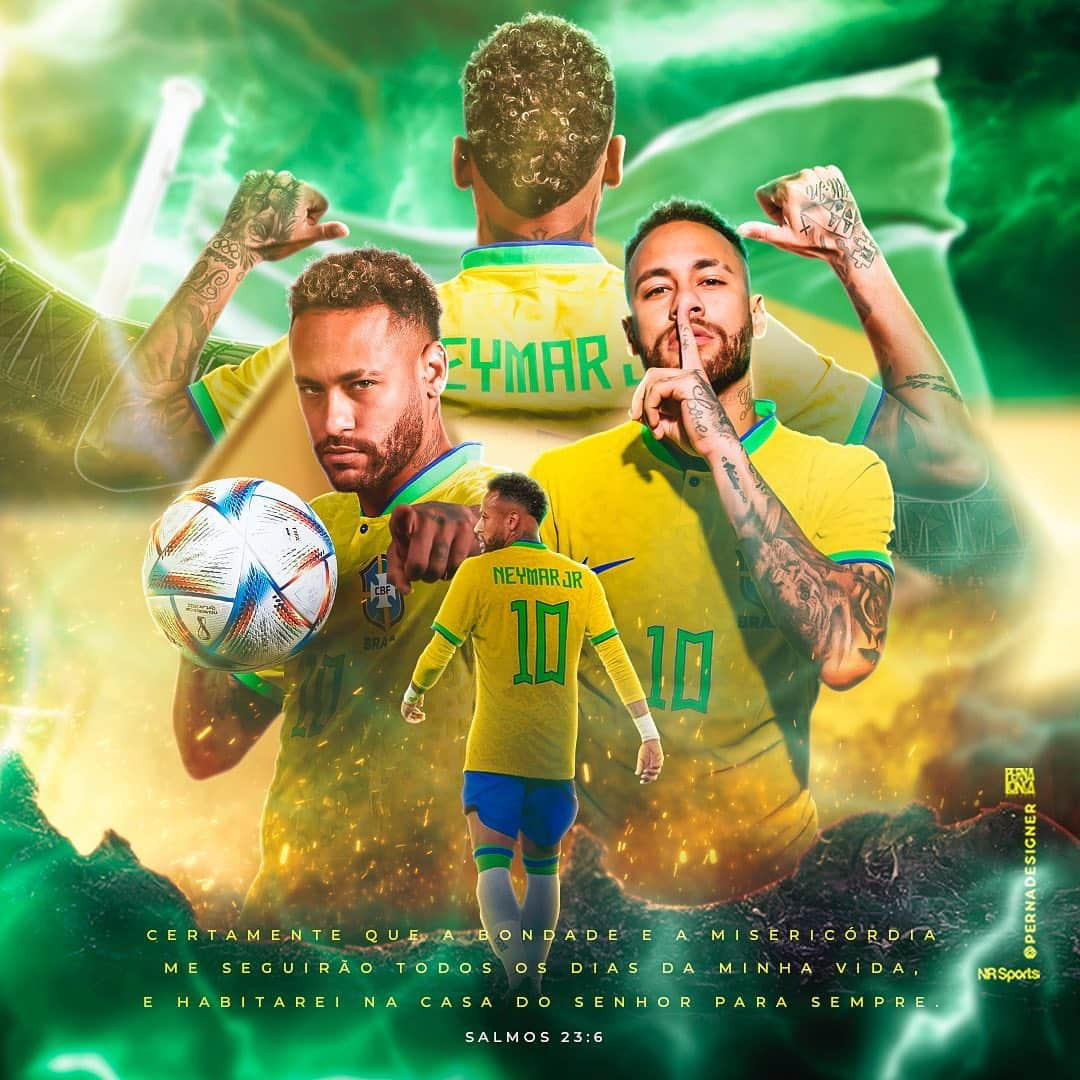 ネイマールさんのインスタグラム写真 - (ネイマールInstagram)「Que Deus nos abençoe e nos proteja 🙏💙💚💛」11月25日 1時50分 - neymarjr