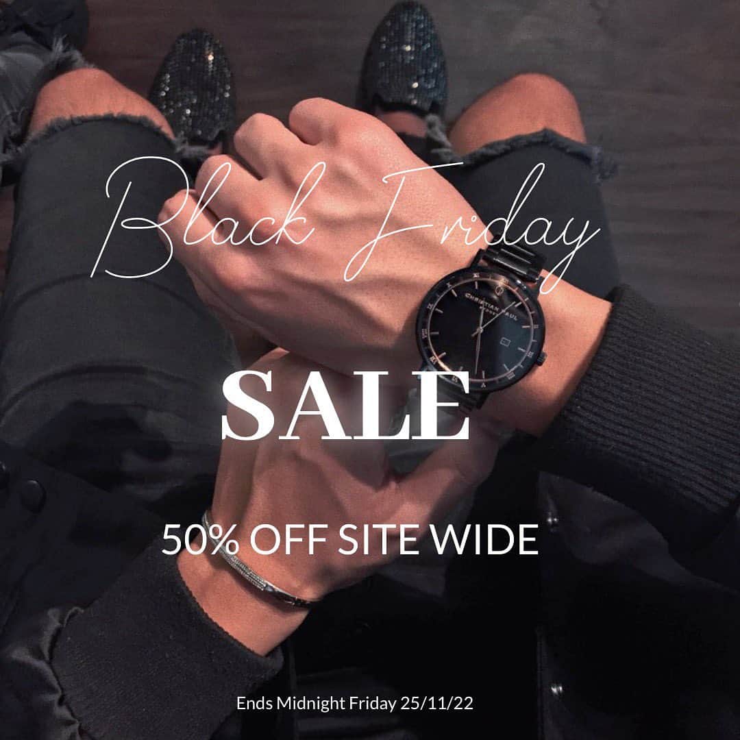 Christian Paulのインスタグラム：「50% OFF SITE WIDE   SHOP collection online now  . . . . #christianpaulwatches #classywatches #watchinstyle #watchsale #blackfridaysale」