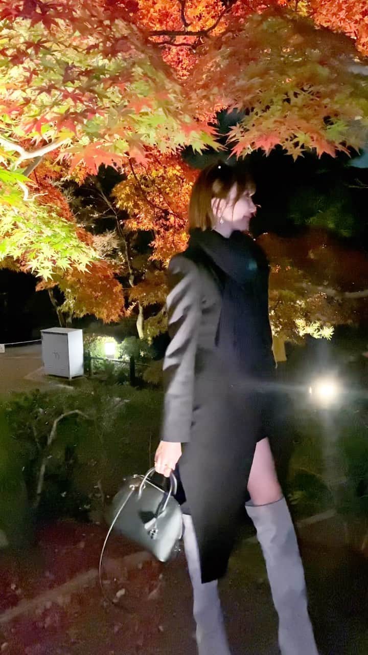 JUNKO（飯田順子）のインスタグラム：「📍清水寺 ・ ・ 紅葉🍁 美しかった☺️ #清水寺 #清水寺ライトアップ」