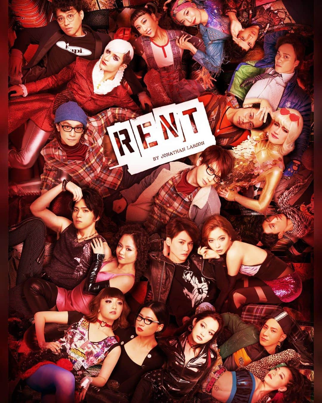 塚本直のインスタグラム：「#rent2023  ビジュアル解禁しました❤️‍🔥 ワクワクしてます！ 体力作り諸々気合い入れてしていかないとなぁー とりあえずメガネキャラから始めようかな←  塚本ジョアンヌお見知りおきを☝️👓✨」