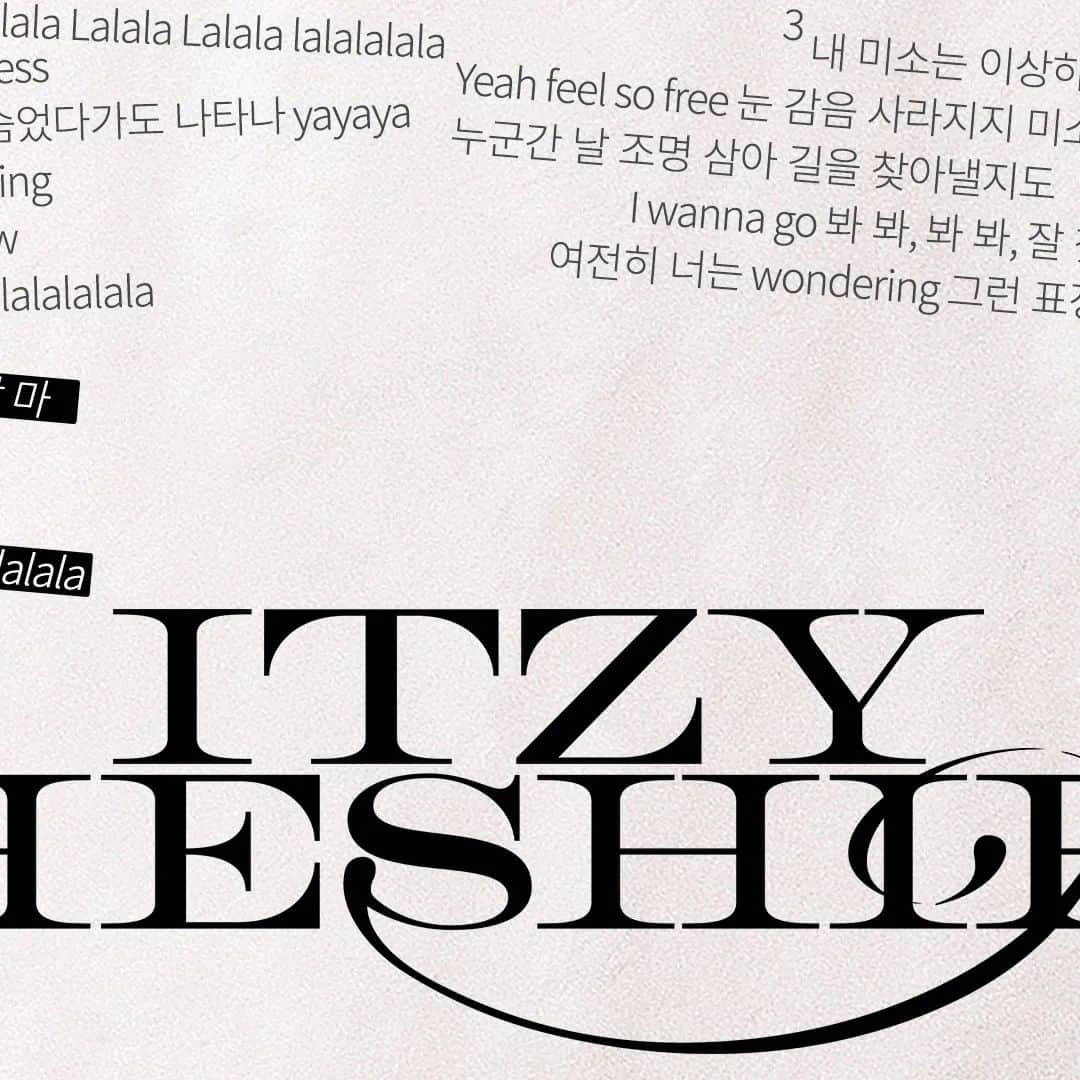 ITZYさんのインスタグラム写真 - (ITZYInstagram)「ITZY <CHESHIRE> TITLE LYRIC POSTER  📍 TITLE TRACK “Cheshire”  ☑️ RELEASE 2022.11.30 WED 6PM (KST) | 4AM (EST) ☑️ PRE-SAVE & PRE-ORDER https://ITZY.lnk.to/CHESHIRE   #ITZY #MIDZY #ITZYComeback #ITZY_CHESHIRE」11月26日 0時00分 - itzy.all.in.us