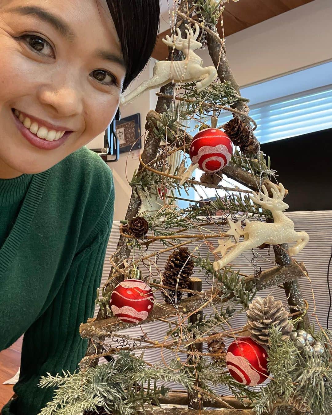 のインスタグラム：「クリスマスの季節  クリスマスツリーが色んなところに... ツリー見るとルン🎄♪とするね。」