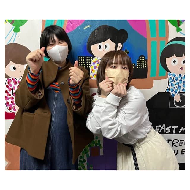 Nao☆ さんのインスタグラム写真 - (Nao☆ Instagram)「仕事で事務所に行ったらぽんちゃに会えたーっ😆🫶💙💙💙  2人で流行りのハートポーズ😻🫰💕笑」11月25日 20時49分 - nao_ngc