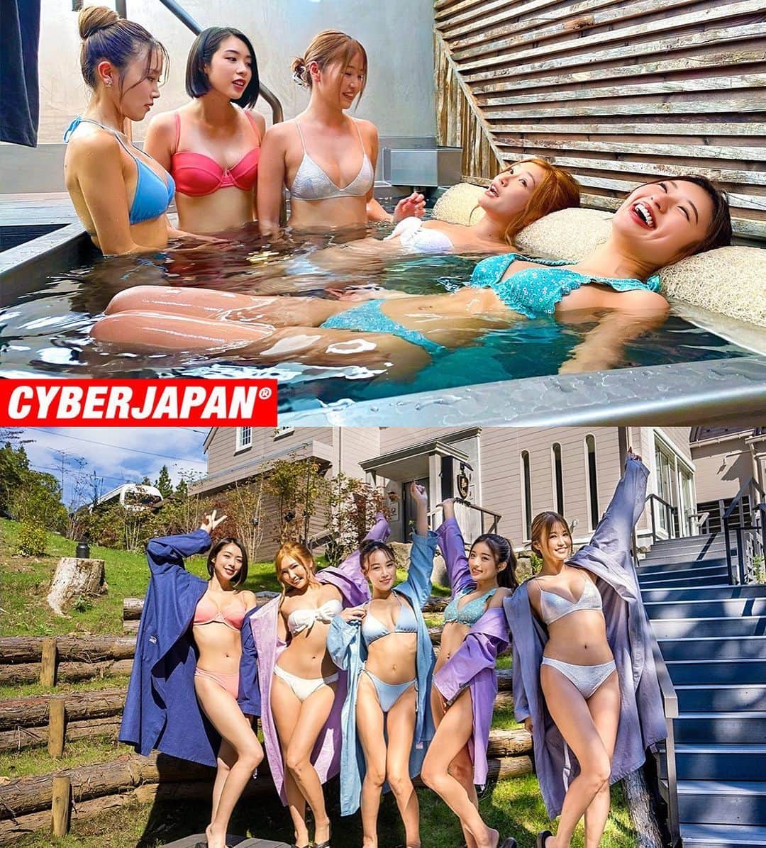 CYBERJAPAN Staffのインスタグラム：「本日の CYBERJAPAN DANCERS の公式 YouTube チャンネルの新しい動画がアップ‼️😍  日本一富士の麓で、世界のサウナを巡る！♨️ 2022年サウナシュラン第2位となった富士山の麓という自然に囲まれた施設を訪問！🔥 最新の美しいサウナ施設に、水着ではしゃぎまくったり、ラウンジでまったりチルアウトなど整いまくったメンバーの様子をご覧ください！🤩  撮影協力:  サーマルクライムスタジオ Thermal Climb Studio FUJI 〒410-1231 静岡県裾野市須山2255番地3644 https://www.sauna-club.jp/  ⚡️CYBERJAPAN DANCERS 公式 YouTube⚡️  サウナ女子！サウナに挑戦！♨️ 富士山の麓の大自然の中、水風呂にもダイブ！💖 昇天するほどの気持ち良さが最高でした！😍  チャンネル登録もよろしくお願いします！  ▶️ https://youtu.be/bMN_-3RWHpk 📍リンクはストーリーにあります。  #cyberjapan #サイバージャパン #サウナ #サウナ女子」