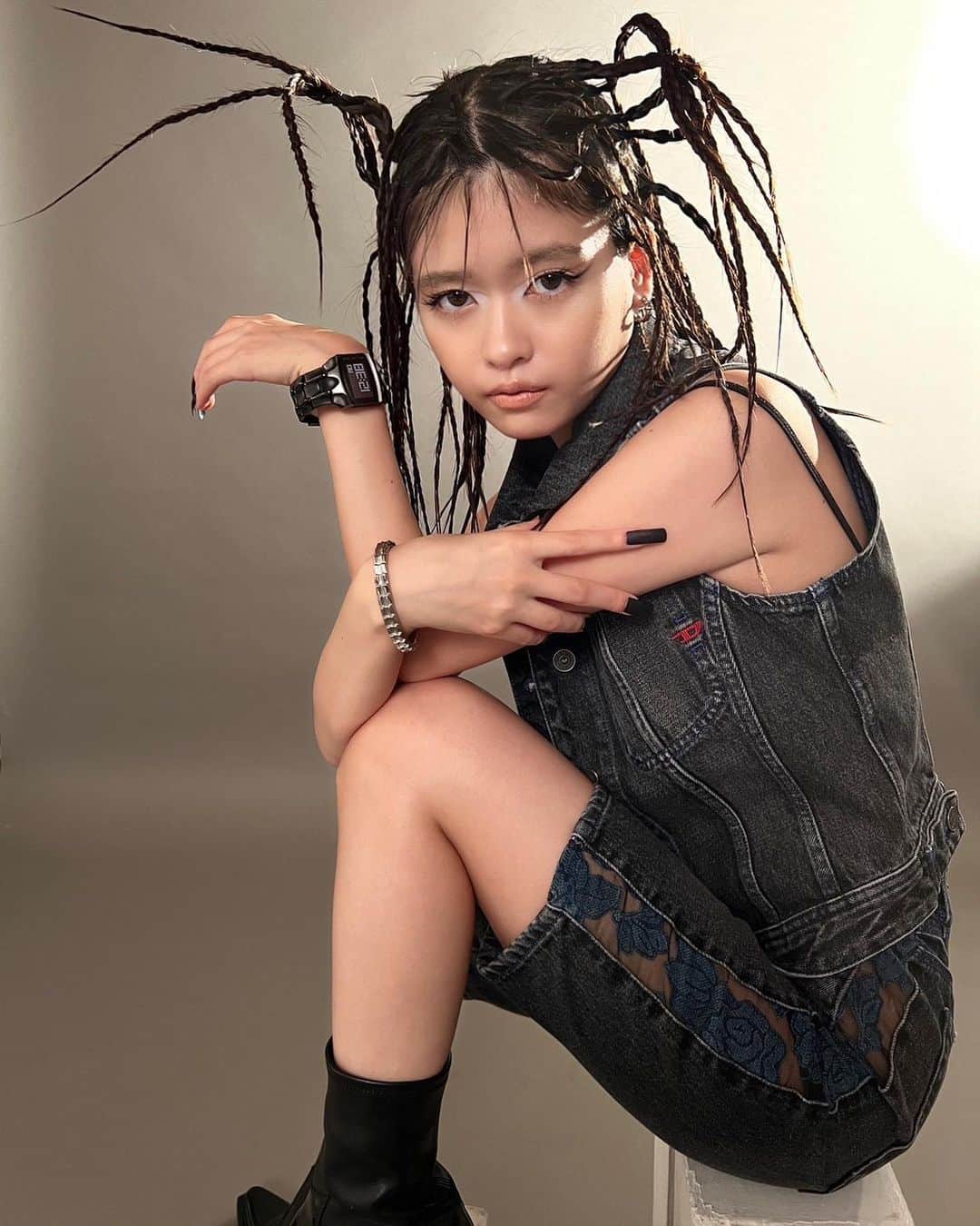 景井ひなのインスタグラム：「_ DIESEL JEWELRY ⛓️🛸🪝⚡️」