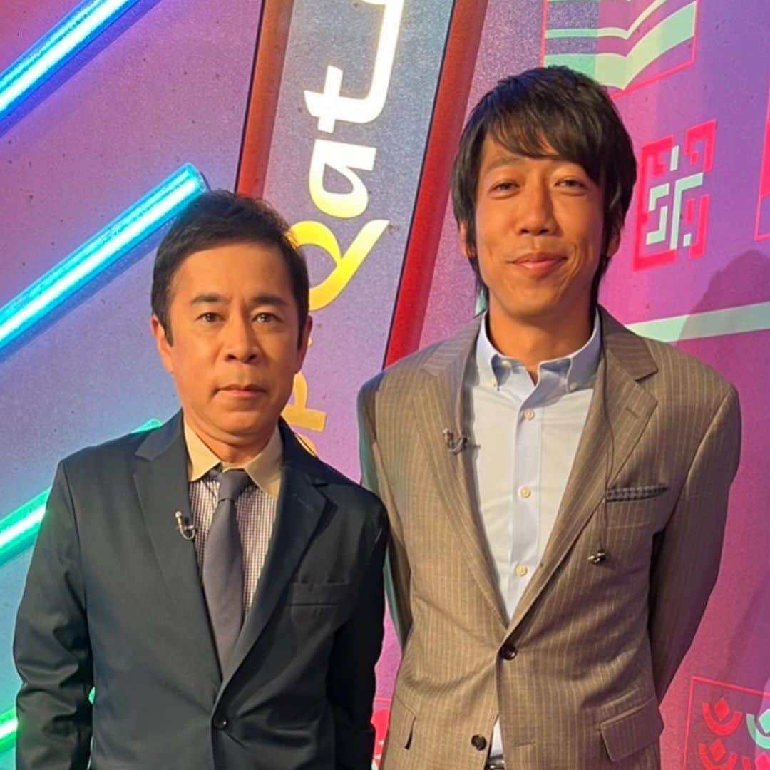 岡村隆史のインスタグラム：「W杯 私のW杯は、NHKさんで2試合を終えてグループステージ敗退となりました。ありがとうございました。 楽しかったっす。ここからは、全力で日本を応援します。 #中村憲剛 #岡田武史」