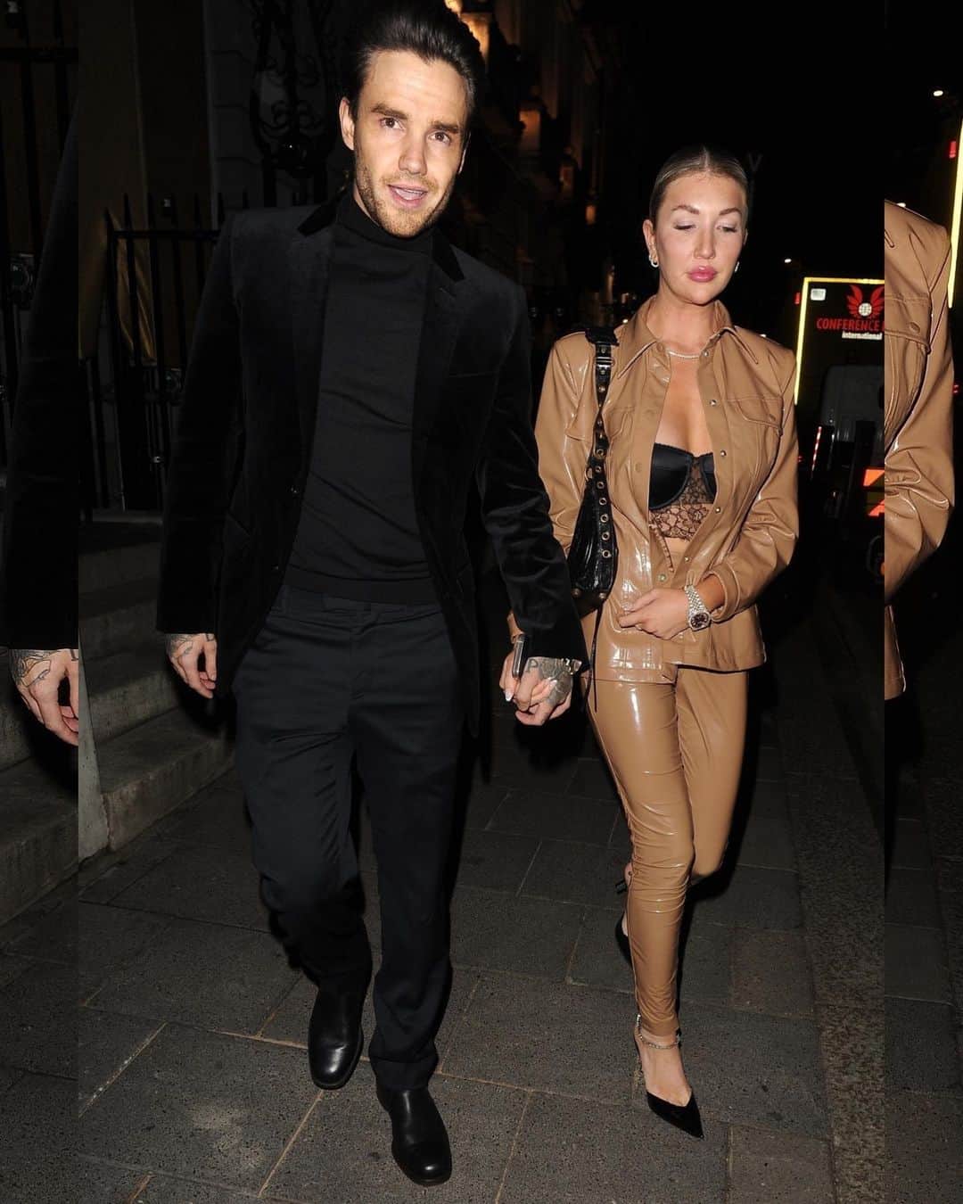 のインスタグラム：「Liam Payne holds hands with new girlfriend Kate Cassidy during a night out in London. #LiamPayne #KateCassidy Photos: Backgrid」