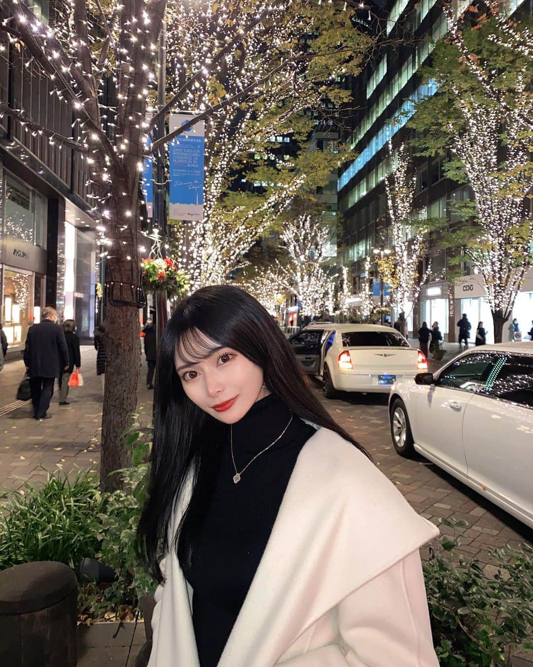 のインスタグラム：「今年もいちばん大好きな場所❤️‍🔥🎄💫 #丸の内イルミネーション #丸の内仲通り」