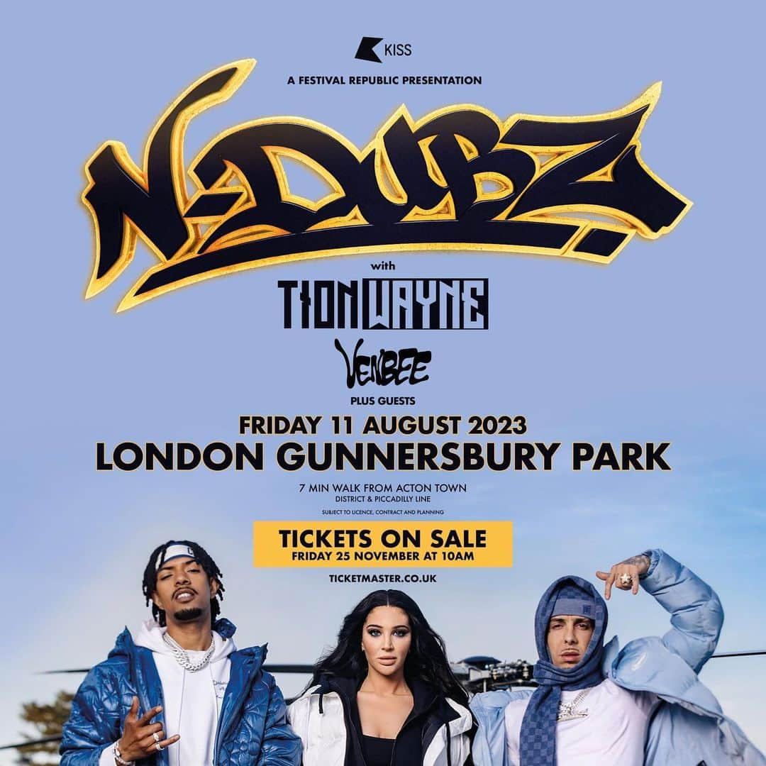 Tulisaさんのインスタグラム写真 - (TulisaInstagram)「NEW DATES ADDED TO OUR  NDUBZ SUMMER TOUR GUYS!  GUNNERSBURY PARK IS GOING TO BE A BIG ONE! TICKETS ARE ON SALE NOW!! LINK IN BIO & ON STORIES! 💜💜💜 @n_dubz @dappy100 @iamfazer @tionwayne」11月26日 23時05分 - tulisacontostavlos