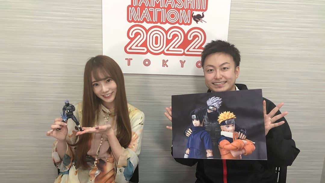 堀内華央理のインスタグラム：「✨Tamashii Nations2022✨  Naruto Dragon Ball series!!  #kaorihoriuchi #堀内華央理 #bakusutesotokandaicchome #バクステ外神田一丁目 #idol #japaneseidol #tokyo #japan #streamer #twitchstreamer #game #아이돌 #게임 #트위치 #實況主 #偶像 #tamashiinations  #tamashiinations2022 #魂ネイションズ #narutofigure #dragonballfigure」