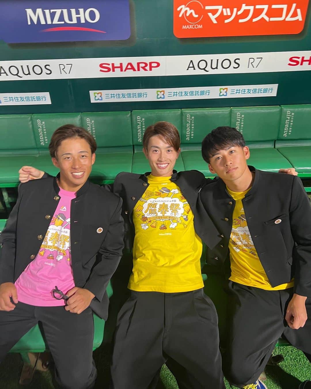 板東湧梧のインスタグラム：「鷹奉祭ありがとうございました！ とても楽しかったです！ そして、今シーズンたくさんの応援ありがとうございました！  #鷹奉祭」