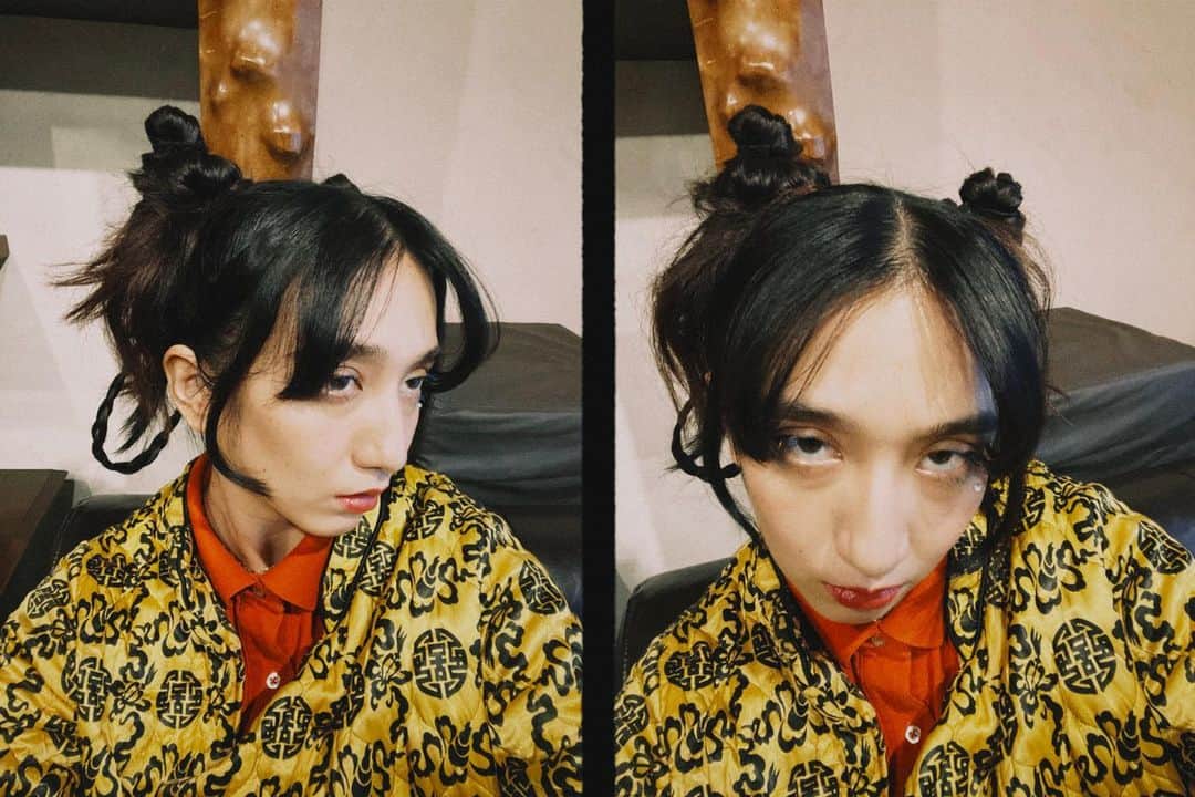 長井短のインスタグラム：「徐倫と見るか、鹿紫雲と見るか？って感じのヘアでぶち上がった。どっち派？」