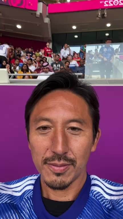 橋本英郎のインスタグラム：「【コスタリカハーフタイムリポート】 前半の感想やってみました！」