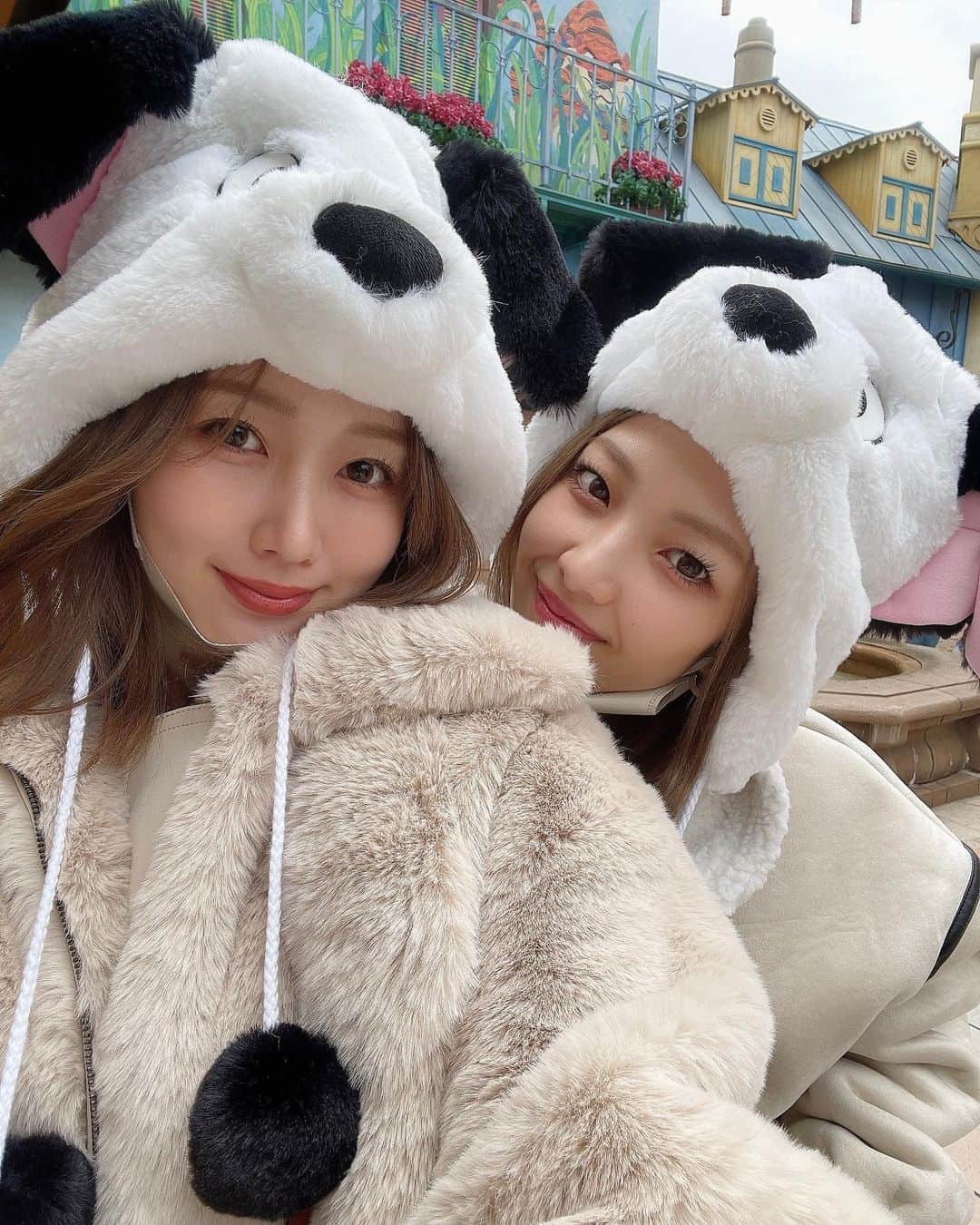 水越愛華のインスタグラム：「🐭🏰🎄❤️  小中高同じの 幼馴染さまいつもありがとう🥹🫶🏻」