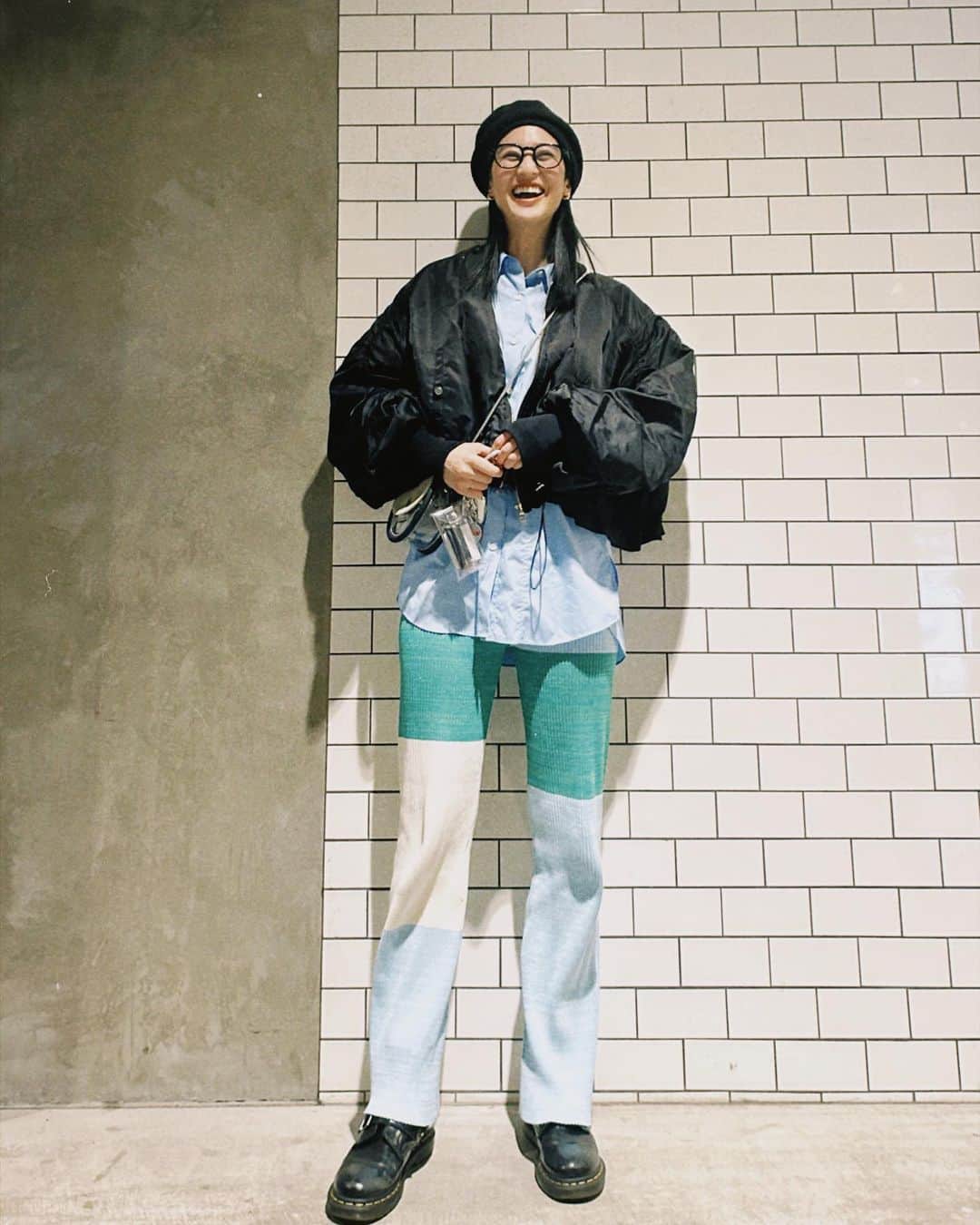 青野楓のインスタグラム：「上下 @jancidium 💙💚  #kaede626style」
