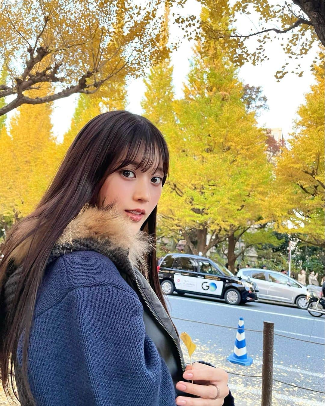 月野有菜さんのインスタグラム写真 - (月野有菜Instagram)「ずっと行ってみたいと思っていた明治神宮外苑前のイチョウ並木に行ってきました🍂 ⁡ 写真で見るよりイチョウの木がすごく大きくて綺麗でした~😌 銀杏の匂いに少し驚きました😂🤍」11月27日 20時50分 - yuna_tsukino920