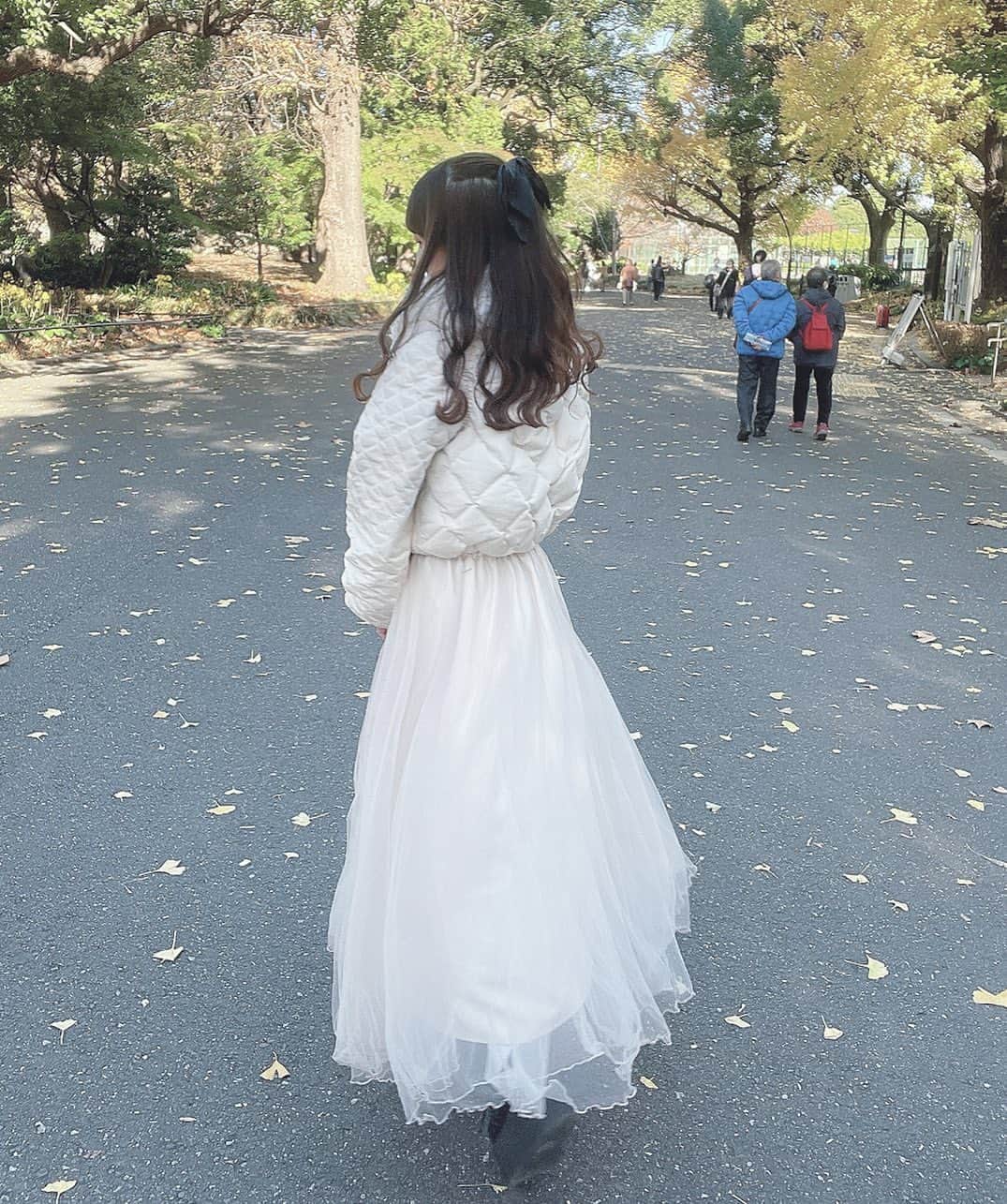 藤城なみのインスタグラム：「本日のコーデは完全に冬仕様でした 🌨❤︎ 冬服がいっちばんすき〜」