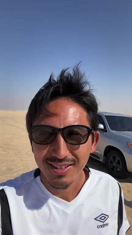橋本英郎のインスタグラム：「【砂漠ツアー】」