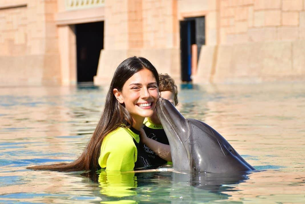 マッティア・デストロのインスタグラム：「Family adventures 🐬🐬🐬」