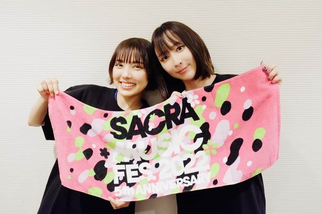 藍井エイルのインスタグラム：「. . SACRA MUSIC Fes.2022 5th Anniversary . . 幹葉×藍井エイル . . #スピラスピカ #藍井エイル」