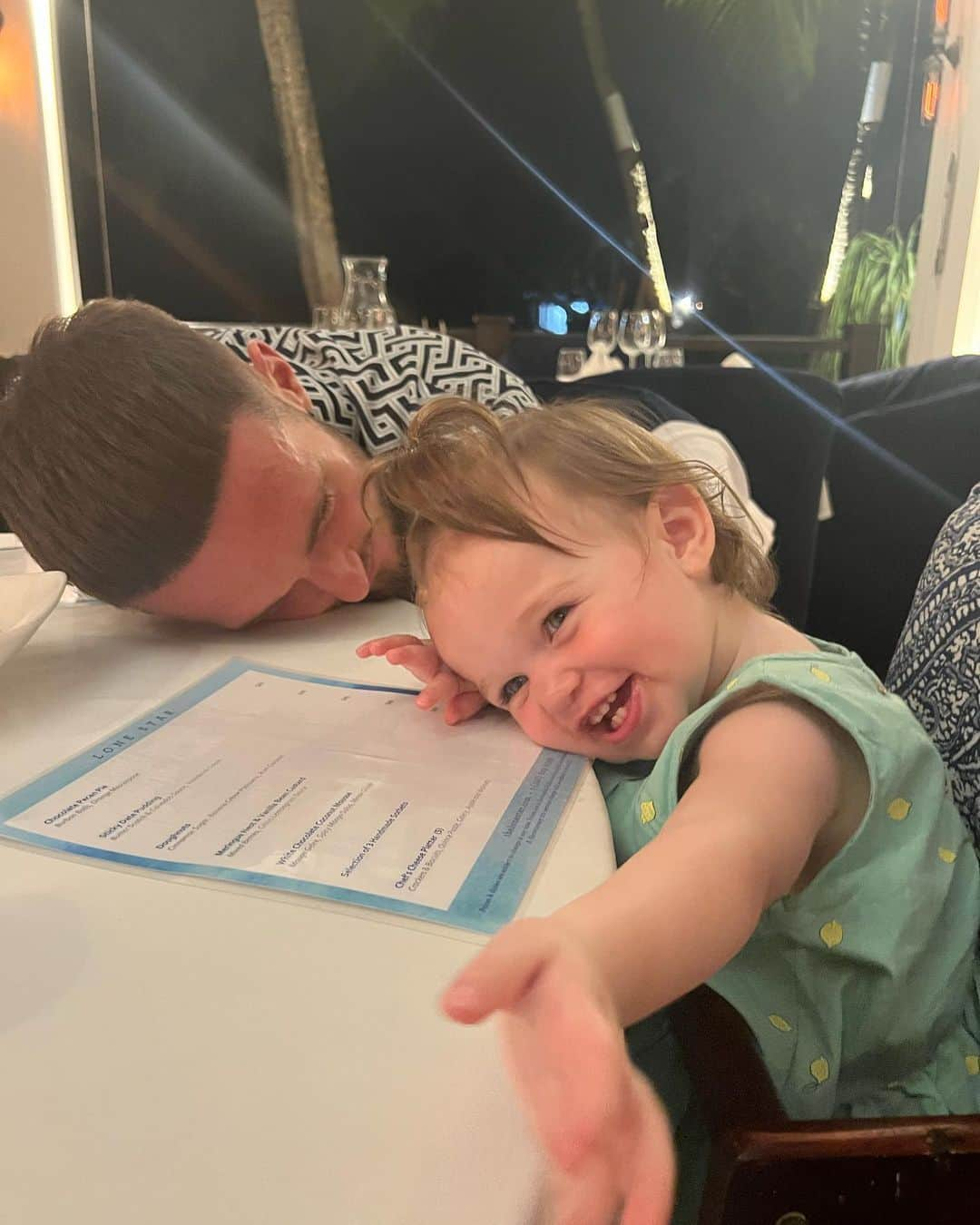 さんのインスタグラム写真 - (Instagram)「BARBADOS 🇧🇧 pt.3 ✨smiles all around, another walk to a stunning restaurant via the beach, the food and location were breathtaking. And finally, I saved the best until last. A rare precious moment, of Myla Rose fast asleep, in her daddy’s arms 🥹🤍🌴」11月29日 5時35分 - mattgrimes8