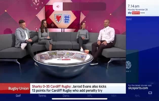 のインスタグラム：「Sky sports Breakfast Show  Talking about the Iran loss」