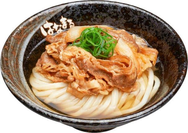 はなまるうどんのインスタグラム：「今日 1️⃣1️⃣月2️⃣9️⃣日 は、年イチの 〰  #いい肉の日 〰 なので、  ＼ #牛肉うどん ／ 😋  お肉をパクリといきたいはやる気持ちをおさえて まずはおだしをすするのがおすすめ✨ 繊細な味のおだしも味わっていただきたいので😊  #はなまるうどん #昼ごはん #テイクアウト #讃岐うどん #牛肉」