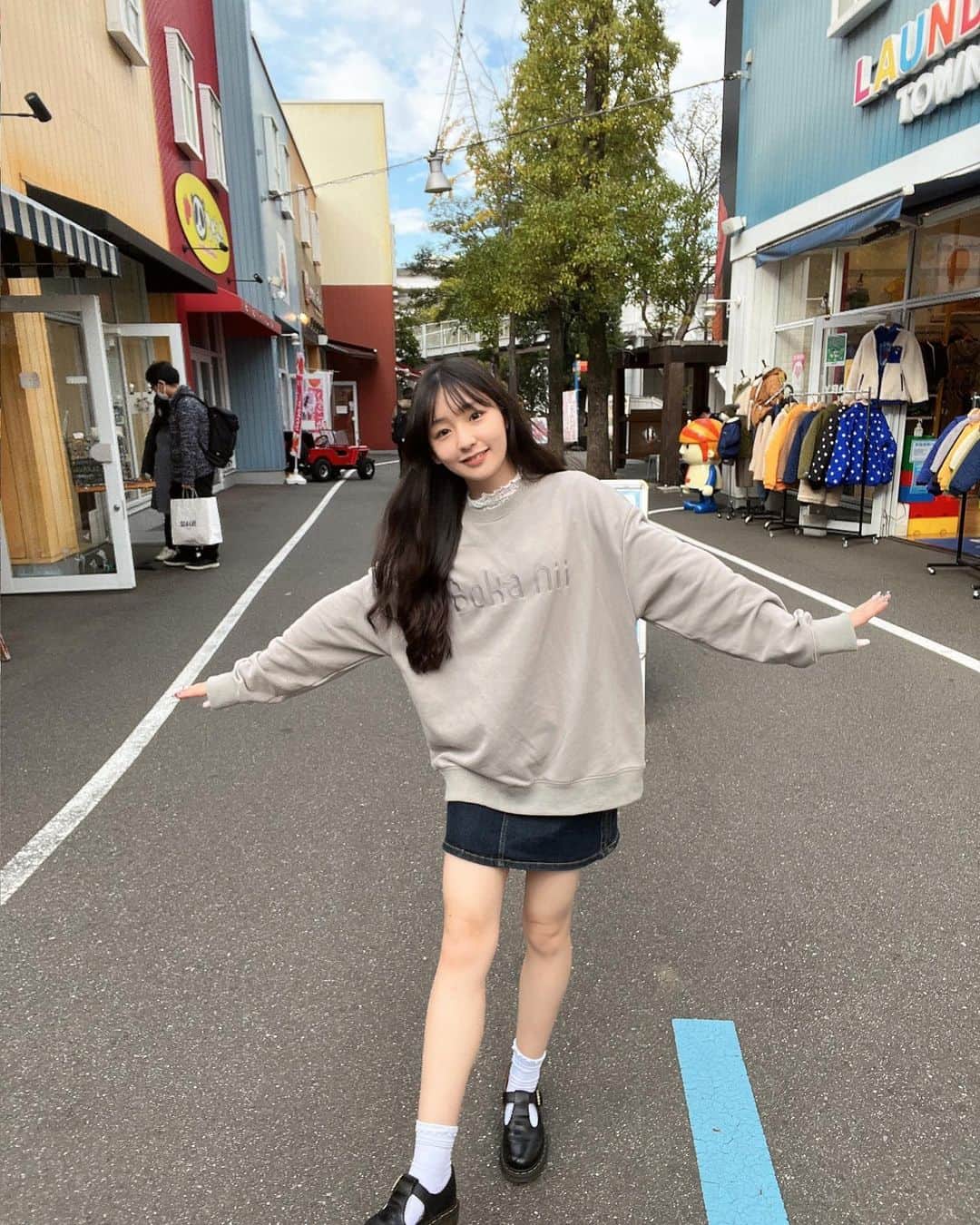 尾野寺みさのインスタグラム：「かわいいのに動きやすくてあったかいコーデできた💙」