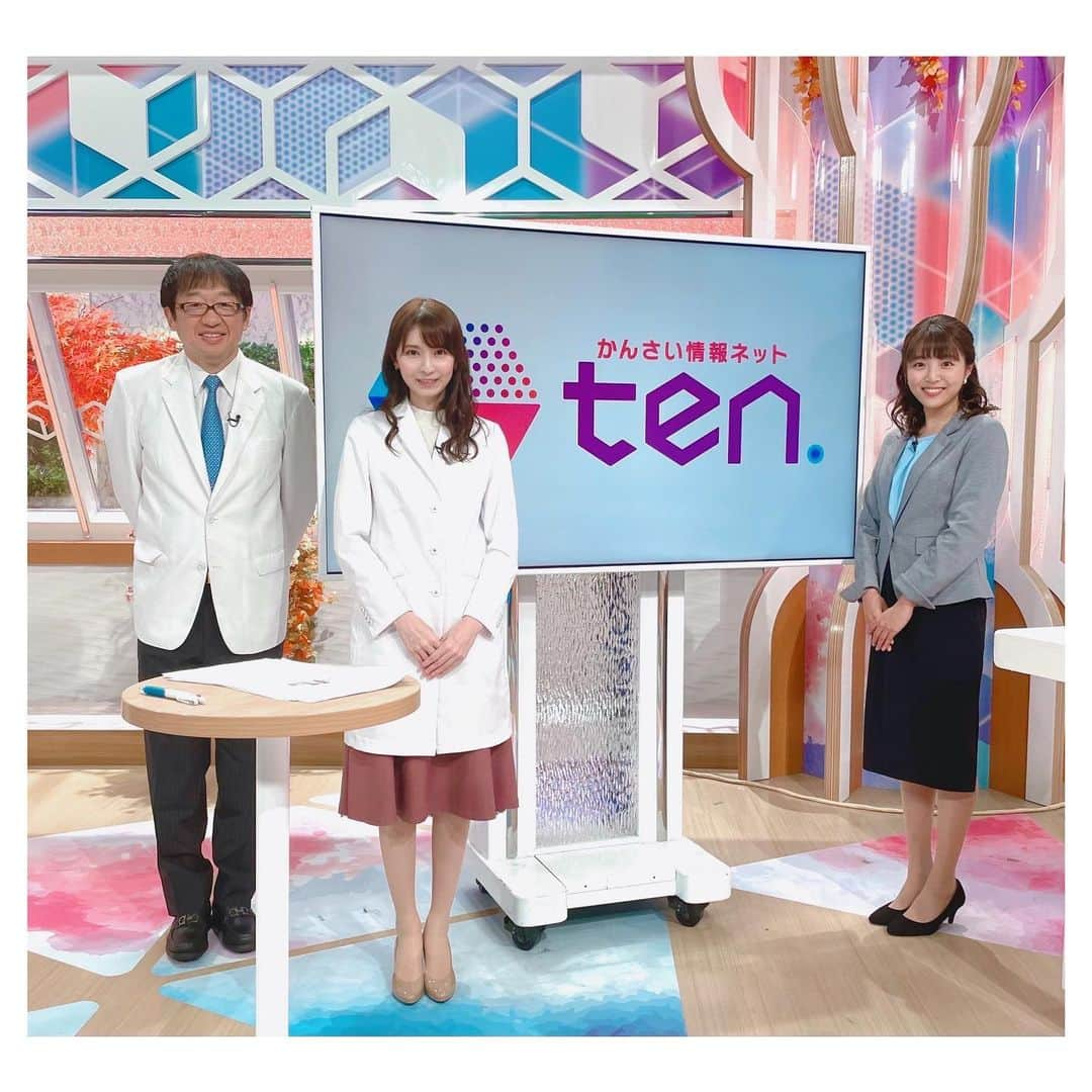 川村優希のインスタグラム：「昨日は読売テレビ『かんさい情報ネットten.』に出演させて頂きました。  毎回スタジオの温かい雰囲気に助けられています💓 ten. のときはいつもバタバタですが、昨日は終了後森田豊先生 @doctormorita と近況のお話ができて3年分くらいアップデートされました☺️  ご覧下さった方々、どうもありがとうございました✨  #かんさい情報ネットten #読売テレビ」