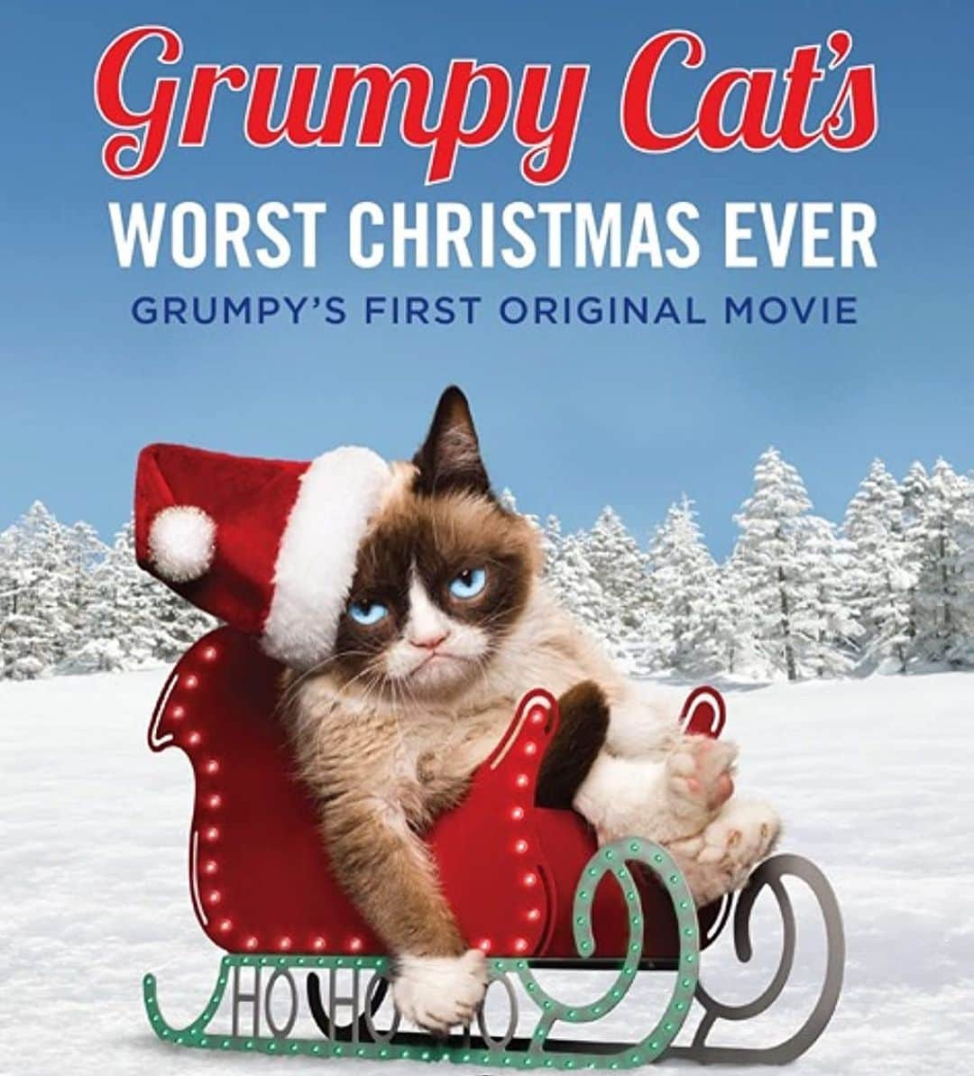 Grumpy Catさんのインスタグラム写真 - (Grumpy CatInstagram)「It’s the 8th anniversary of Grumpy Cat’s Worst Christmas Ever!  Have a terrible time streaming it on Apple, Amazon, Vudu, ITV, LMN, or wherever else awful Christmas movies are found. #WorstChristmasEver🎄 #WhyAmIWatchingThis 😾」11月30日 7時57分 - realgrumpycat