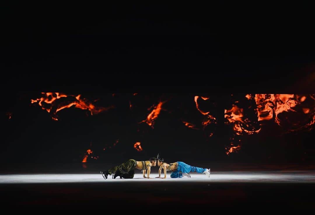 柴田嶺のインスタグラム：「江戸川公演にお越し頂いた皆様ありがとうございました✨ 次は地元釧路公演です😆❗️ ドキドキですが頑張ります❗️❗️❗️  #beyondmaotour#maoasada#iceshow#ビヨンド#scheherazade#figureskating」