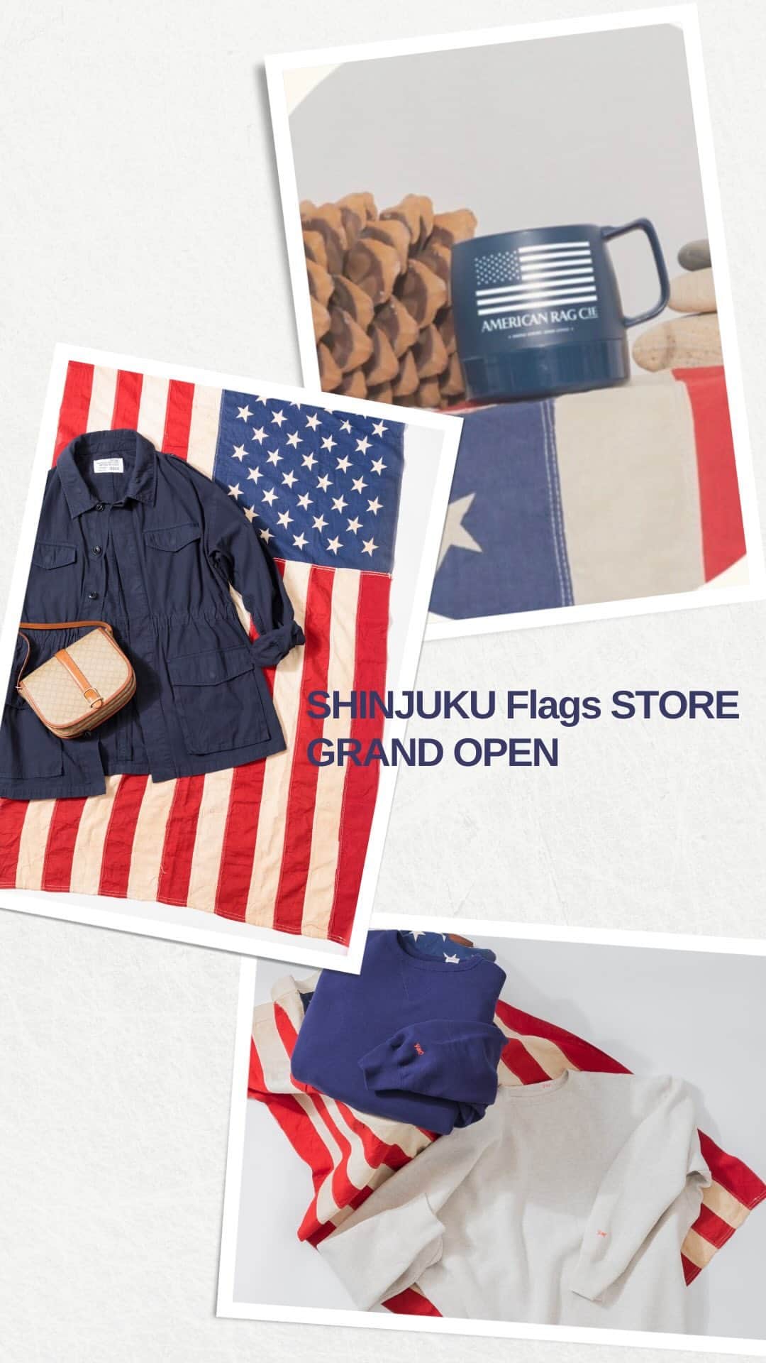 アメリカンラグシーのインスタグラム：「.  12/1(木)American rag cie SHINJUKU Flags STORE OPEN✨」