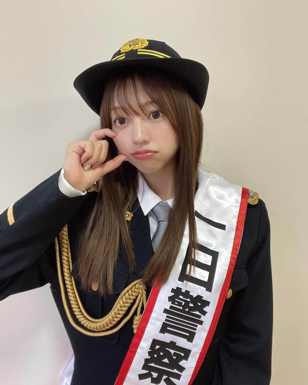 高木悠未のインスタグラム：「嘉麻1日警察署長になってきました🚨🚔👮🏻‍♀️」