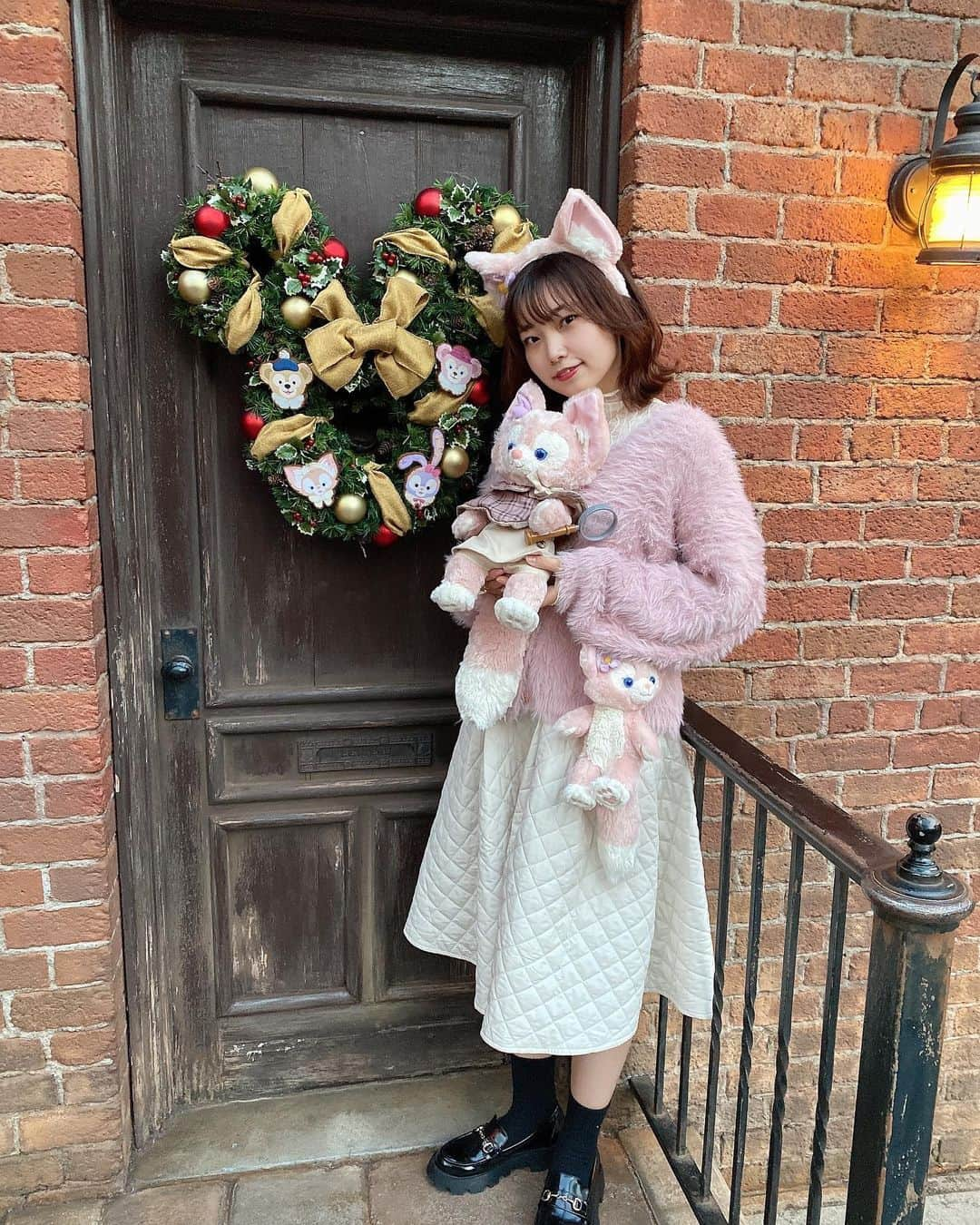 山之内優美のインスタグラム：「リーナベルcode🔔🫶  #リーナベルコーデ  #TDS #東京ディズニーシー #ディズニーコーデ  #ディズニーコーデ冬」