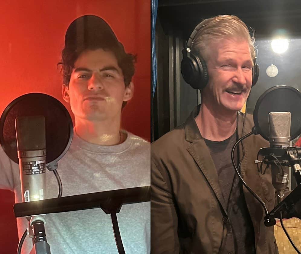 タック・ワトキンスさんのインスタグラム写真 - (タック・ワトキンスInstagram)「Recording “The Inheritance” before we all scatter. Coming soon to Amazon Audible.❤️」12月1日 5時15分 - tucwatkins