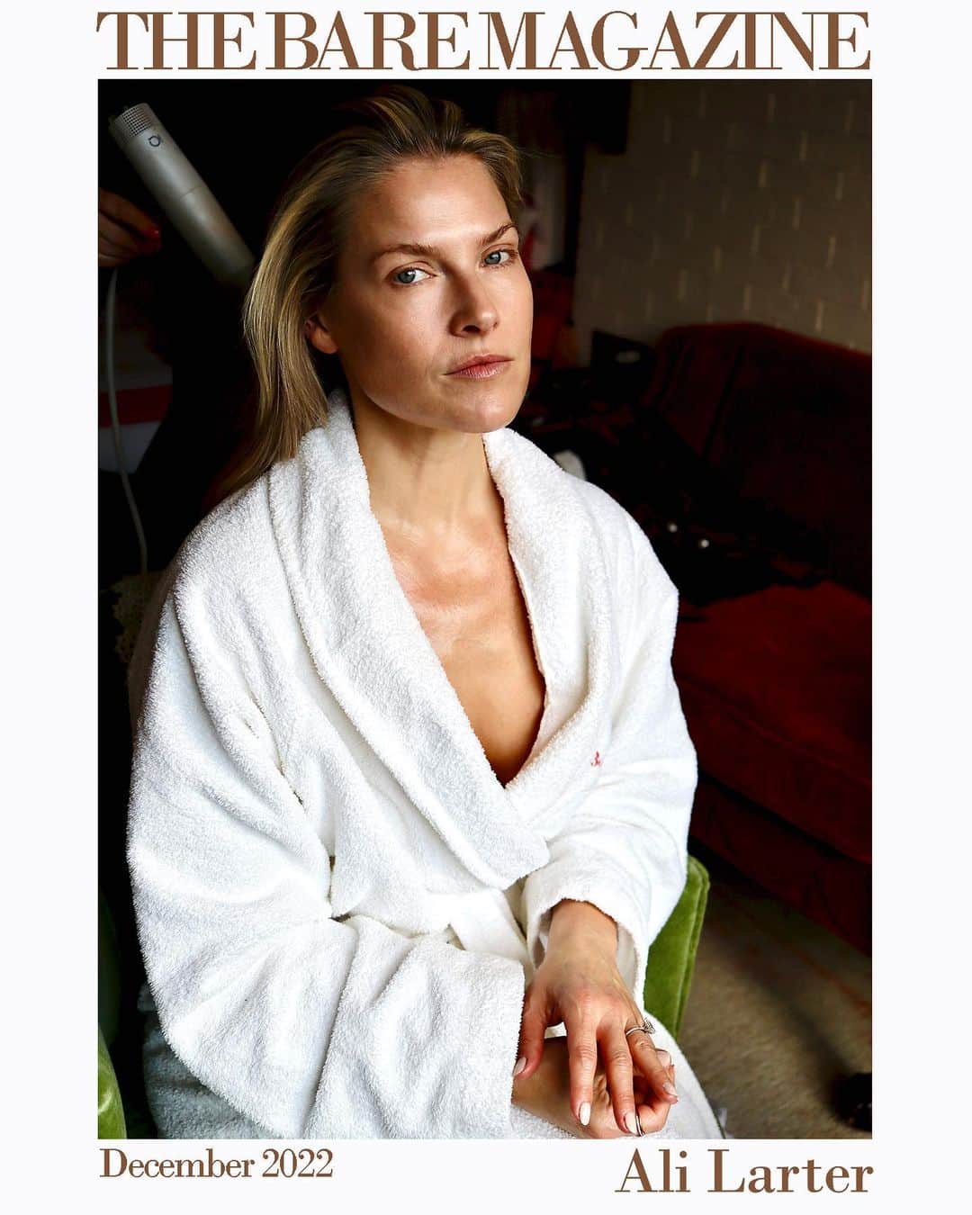 アリ・ラーターのインスタグラム：「The Bare Magazine. Thank you for the profile shot through your artist’s eyes. @tina_turnbow Link in my bio for the latest issue.」