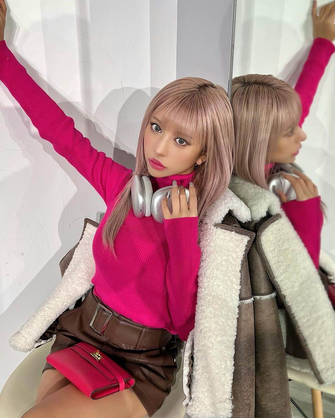 華のインスタグラム：「ぴ💗」