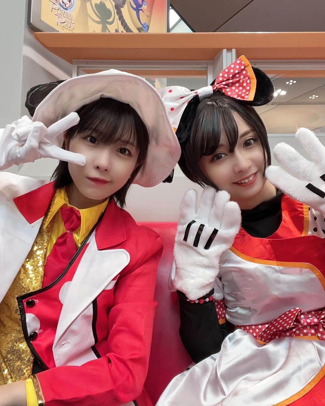 愛美のインスタグラム：「今年の #Dハロ 🎃🎃 ぴょんがマスク作ってくれたーー！！」