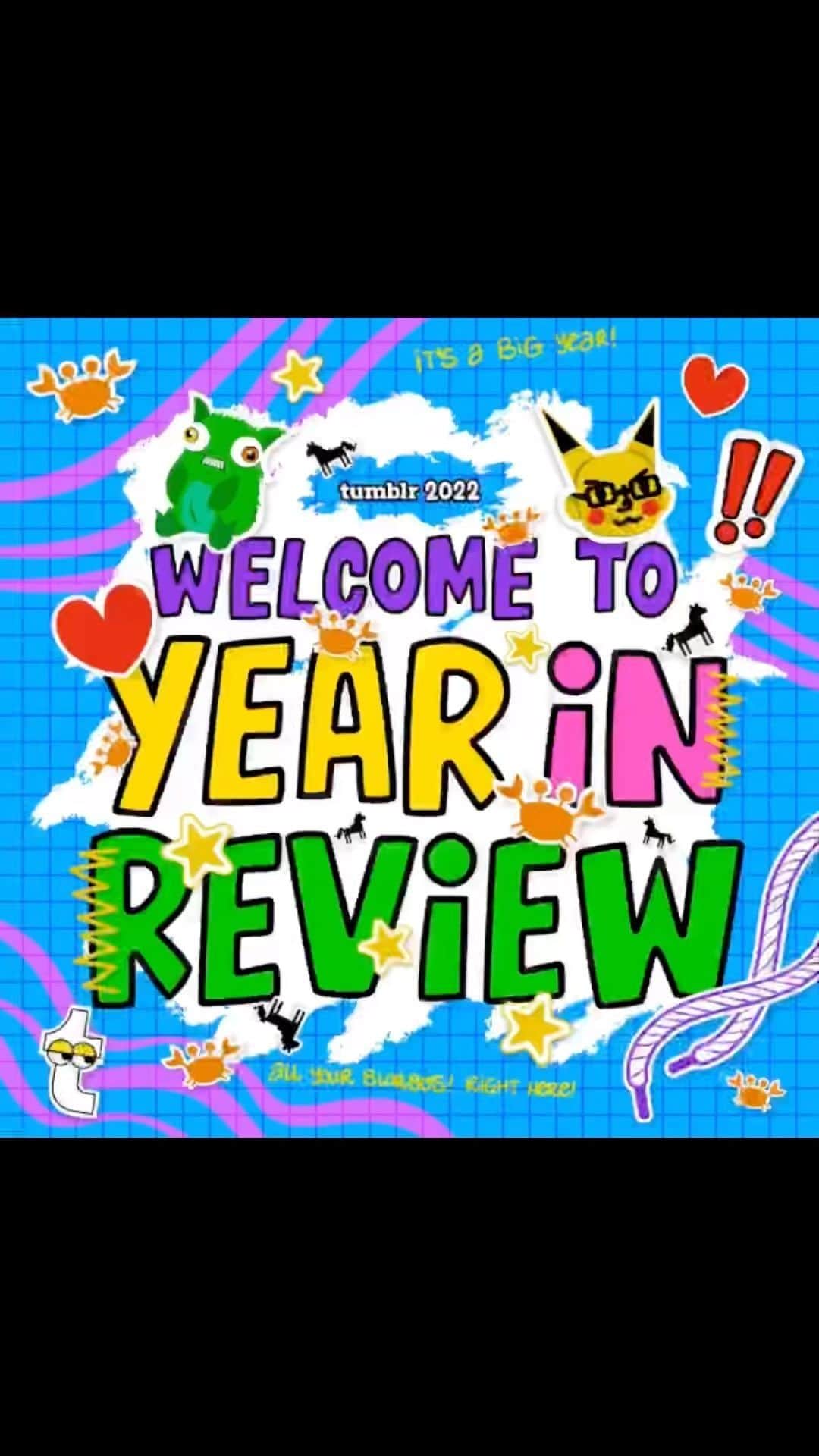 Tumblrのインスタグラム：「It’s that time again.  It’s Tumblr’s 2022 Year in Review!  Every year, the team behind Fandometrics analyzes, categorizes, and ranks all the most discussed things on Tumblr—that’s a year’s worth of your tags, searches, posts, likes, and reblogs—and packages them up into a little thing we like to call Year in Review.   Tumblr’s Year in Review contains a full 365 days’ worth of data, but it runs from October 21, 2021, to October 20, 2022. Tragically, this means Goncharov (1973), the greatest mafia movie ever made, will not appear on the lists this year. We’re just as disappointed as you are, but that gives us all something to look forward to in 2023—especially if the @vancityreynolds remake gets a release date.  See how your favorite fandoms ranked at.tumblr.com/YearInReview」