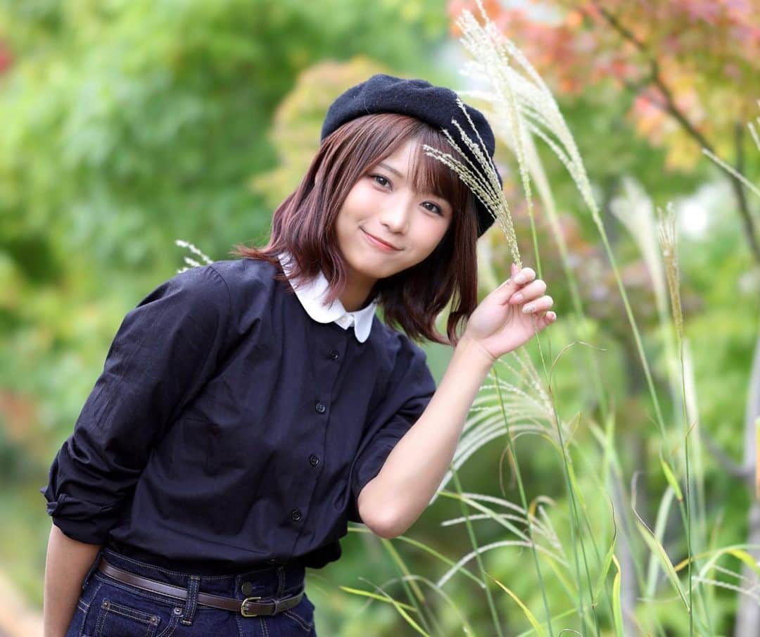 山本ゆうかのインスタグラム：「ひょっこり(はん)」