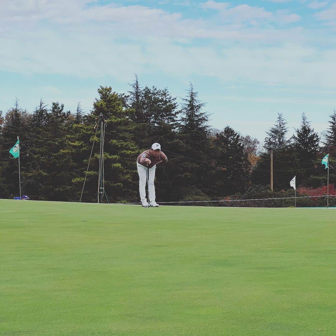 木村真野のインスタグラム：「初めてgolf観戦⛳️ #JTカップ」