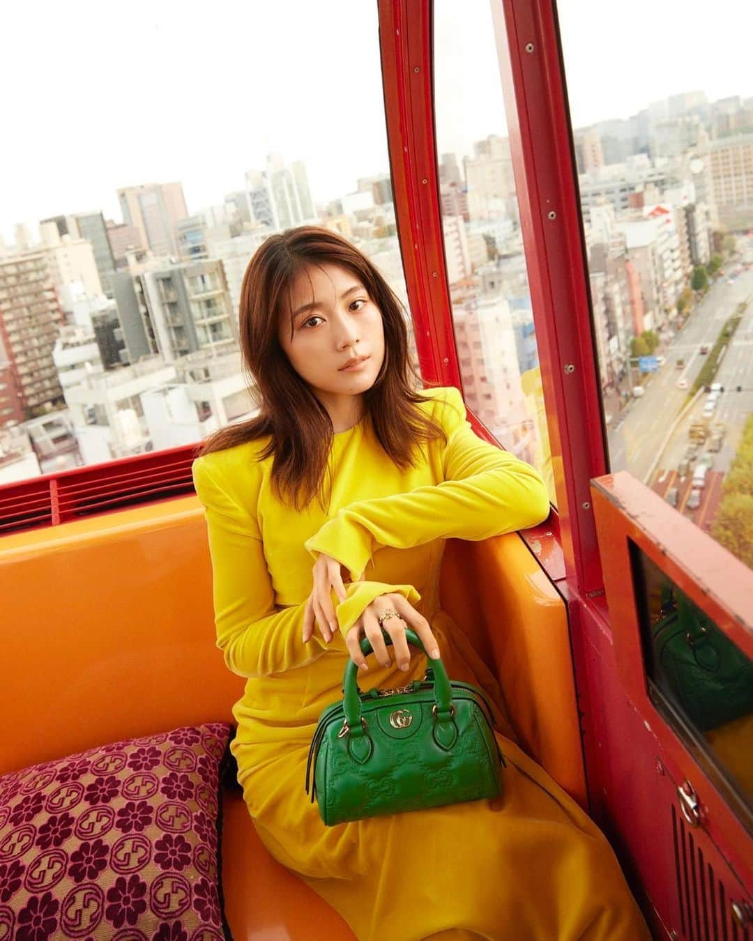 有村架純さんのインスタグラム写真 - (有村架純Instagram)「💚🎡@gucci @voguegirljapan」12月2日 20時46分 - kasumi_arimura.official