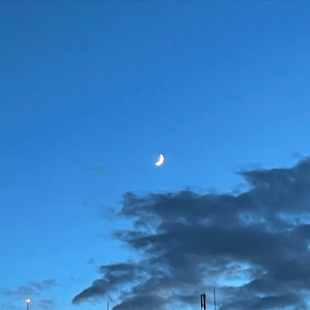 安村真奈のインスタグラム：「綺麗だった~🌙」