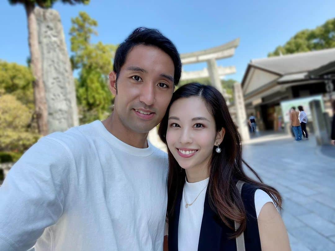 のインスタグラム：「【ご報告】  この度、以前からお付き合いしていたTOKYO MXキャスターの森田美礼さんと 結婚することとなりました。  今後はより一層責任感を持ち、プロテニスプレイヤーとして皆様のご期待に添えるよう精進して参ります。  今後とも宜しくお願い致します。  2022.12.03 内山靖崇」