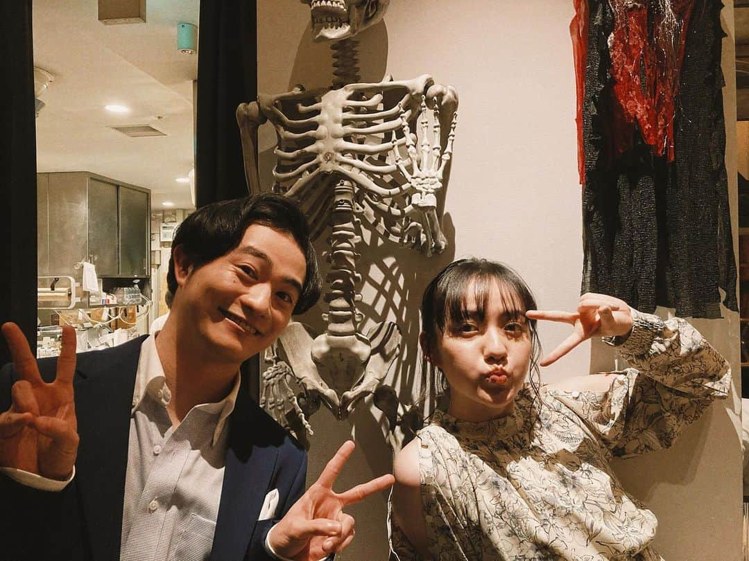 小島藤子さんのインスタグラム写真 - (小島藤子Instagram)「共演NGでご一緒だった森永悠希さん、久しぶりに会えました。私は勝手に師匠とお呼びしています。」12月3日 14時12分 - fujisan1216