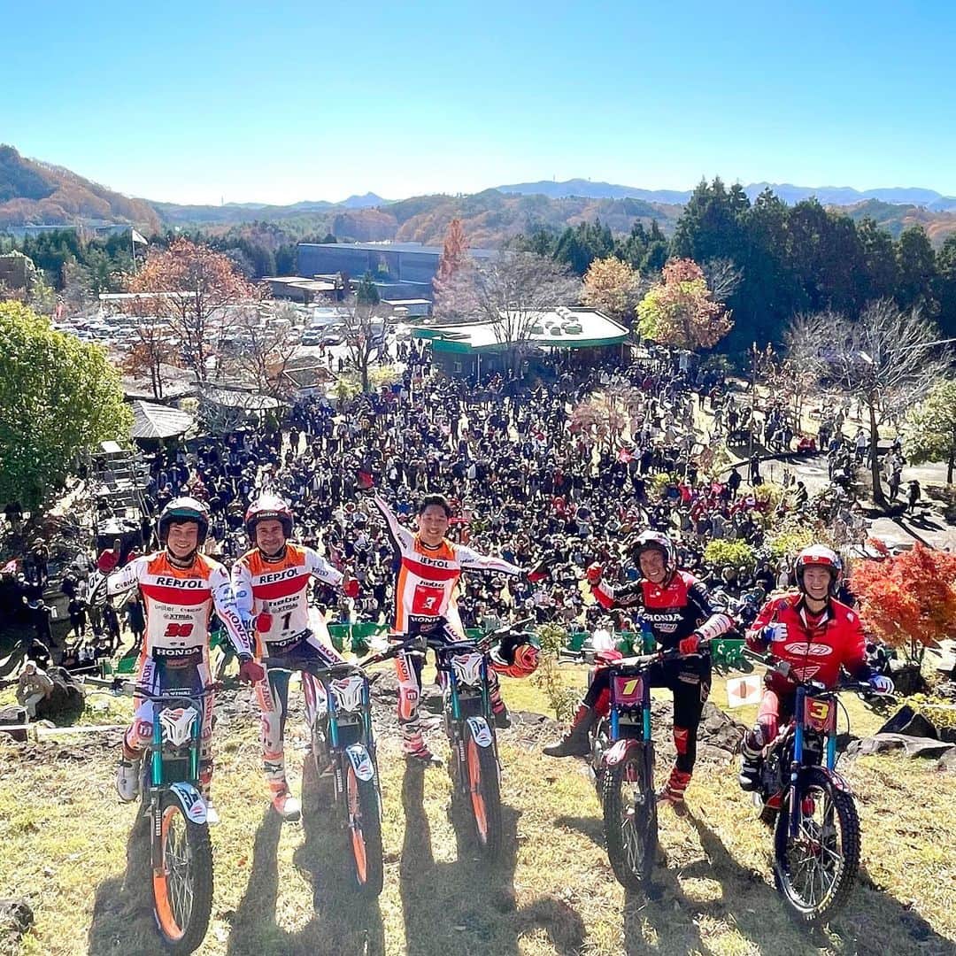 藤波貴久のインスタグラム：「Honda Thanks Day was too much fun😍 #hrtd2022 #still #fujigasstyle」