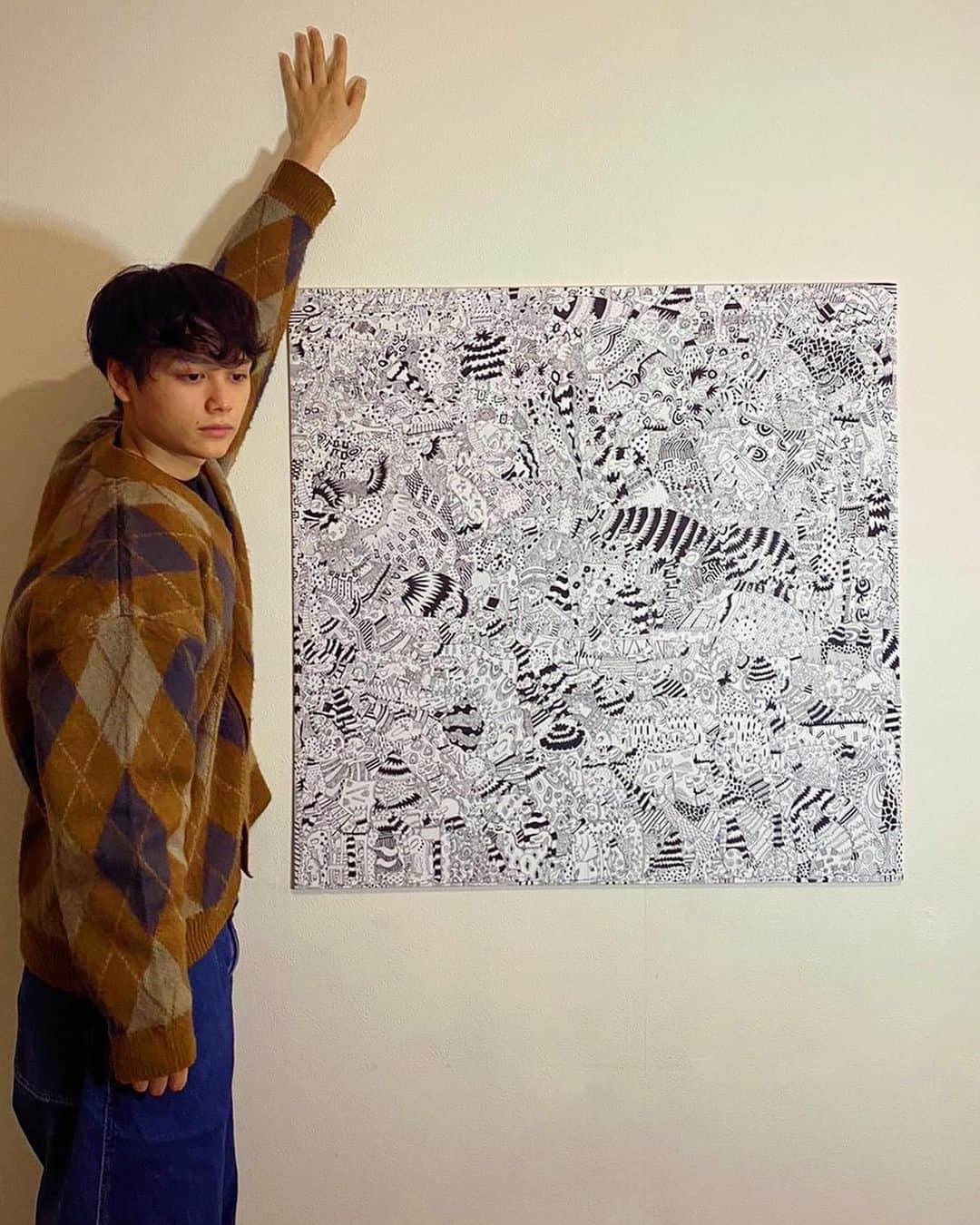 川合ルイのインスタグラム：「Hi🐄　90×90」